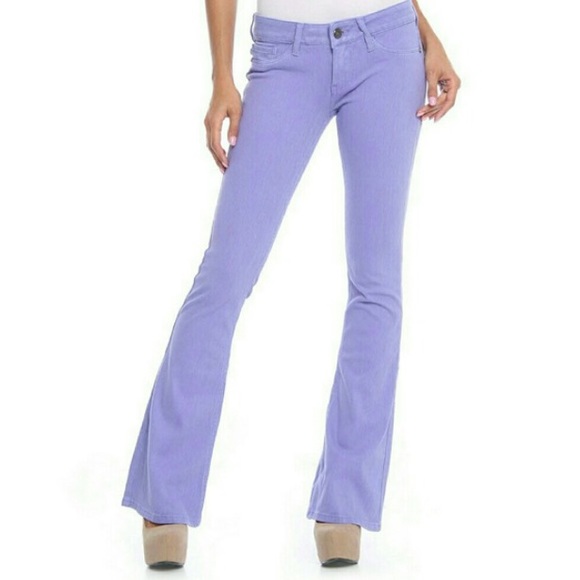 purple flare jeans